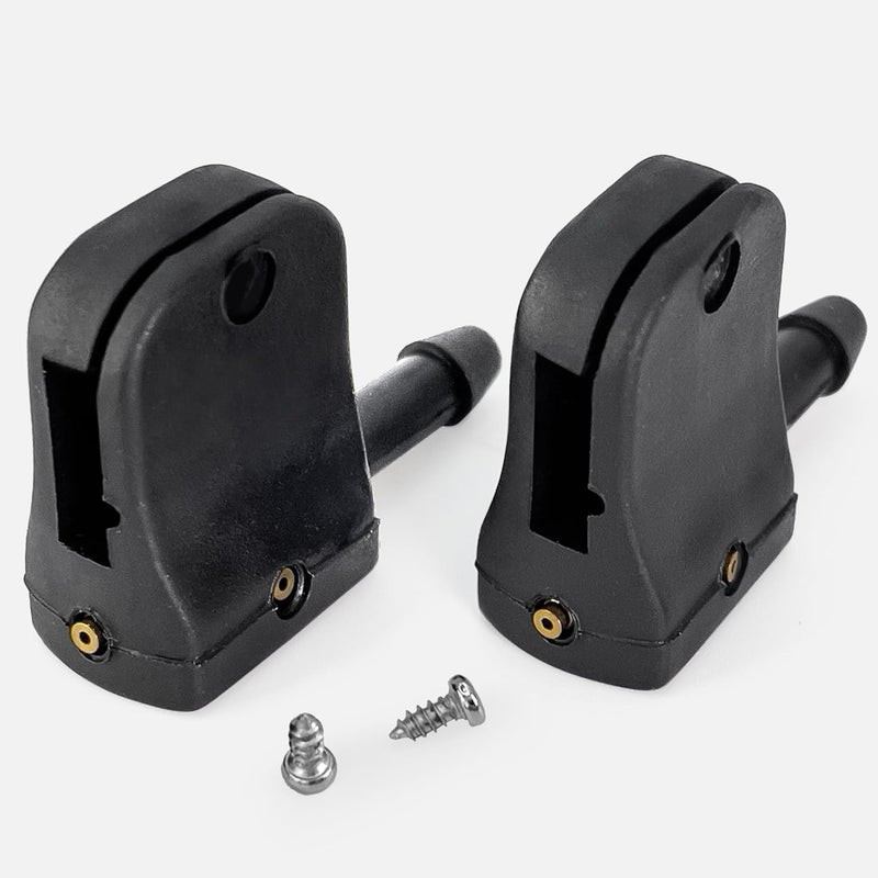 Click&Fit 3-way Adjustable Windshield Washer Nozzles replacement for Peterbilt, Dodge Sprinter, Ford Transit, Freightliner, VW Crafter – Windshield sprayers for 10-12mm (0.4-0.47") Wiper Arm by - Image 5